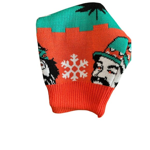 NWT Cheech & Chong Merry Kushmas Ugly Christmas Sweater Size Large - Picture 4 of 6